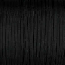 Black  Guardian Paracord 650 Coreless Flat