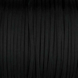 Black  Guardian Paracord 650 Coreless Flat