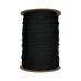 Black  Guardian Paracord 650 Coreless Flat