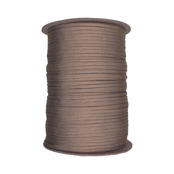 Chocolate Brown Guardian Paracord 650 Coreless Flat