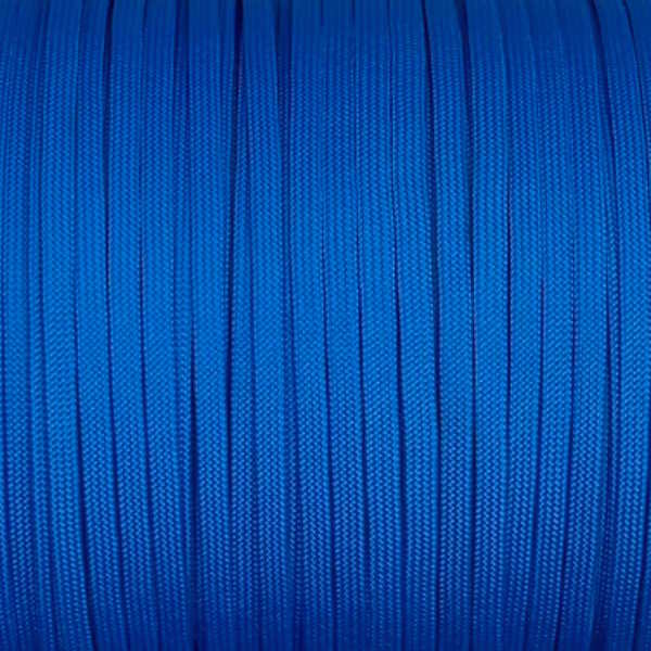 Electric Blue Guardian Paracord 650 Coreless Flat