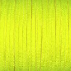 Neon Yellow Guardian Paracord 650 Coreless Flat