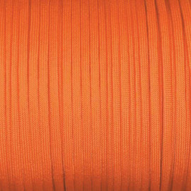 Safety Orange Guardian Paracord 650 Coreless Flat