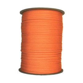 Safety Orange Guardian Paracord 650 Coreless Flat