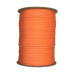 Safety Orange Guardian Paracord 650 Coreless Flat