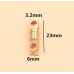Clasp for bracelet  brass