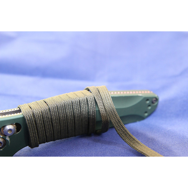 Army Green Guardian Paracord 650 Coreless Flat