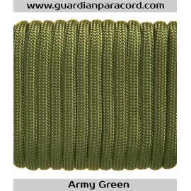 Army Green Guardian Paracord 550 Type III 
