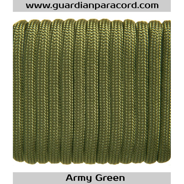 Army Green Guardian Paracord 550 Type III