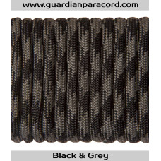 Black & Grey Guardian Paracord 550 Type III 