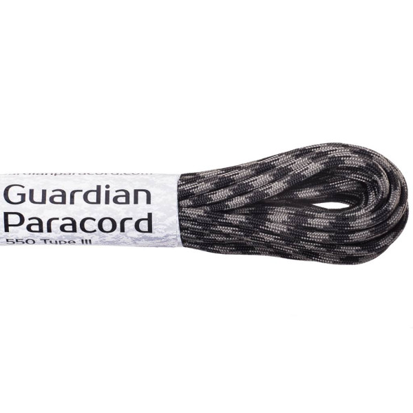 Black & Grey Guardian Paracord 550 Type III 