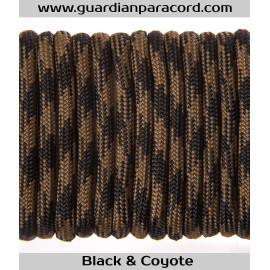 Black & Coyote Guardian Paracord 550 Type III 