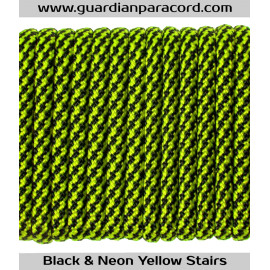 Black & Neon Yellow Stairs Guardian Paracord 550 Type III 