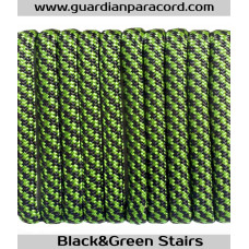 Black&Green Stairs Guardian Paracord 550 Type III 