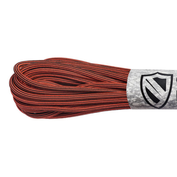 Black&Safety Orange Stripe Guardian Paracord 550 Type III 