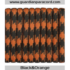 Black&Orange Guardian Paracord 550 Type III 