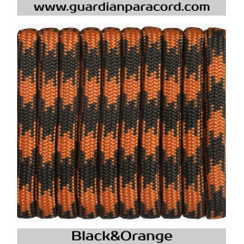 Black&Orange Guardian Paracord 550 Type III 