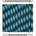 Black & Caribbean Blue Guardian Paracord 550 Type III 