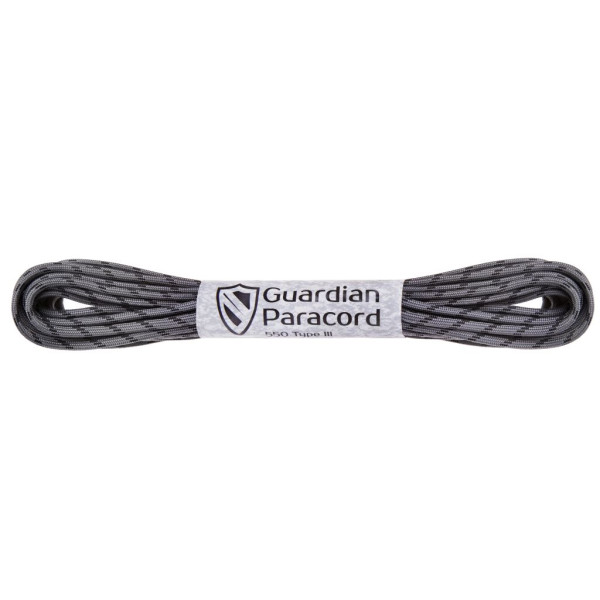 Black on Grey  Guardian Paracord 550 Type III 