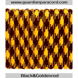 Black&Goldenrod Guardian Paracord 550 Type III 
