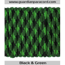 Black&Green Guardian Paracord 550 Type III 
