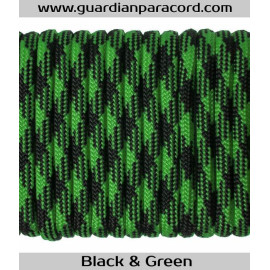 Black&Green Guardian Paracord 550 Type III 