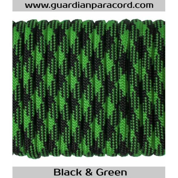 Black&Green Guardian Paracord 550 Type III 