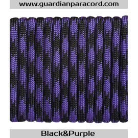 Black&Purple Guardian Paracord 550 Type III 