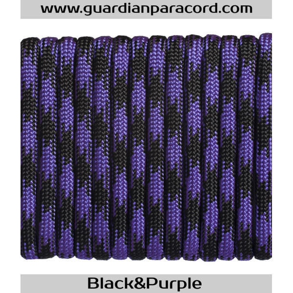 Black&Purple Guardian Paracord 550 Type III
