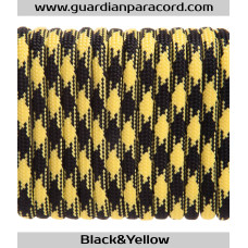 Black&Yellow Guardian Paracord 550 Type III 