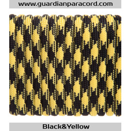 Black&Yellow Guardian Paracord 550 Type III 