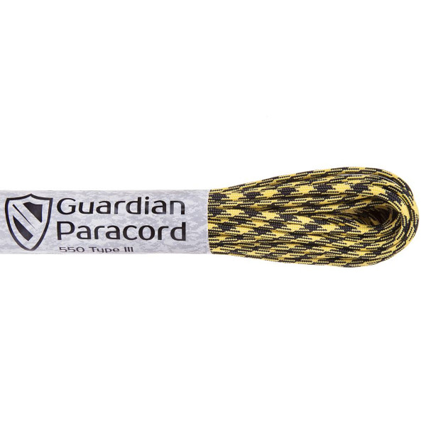 Black&Yellow Guardian Paracord 550 Type III 