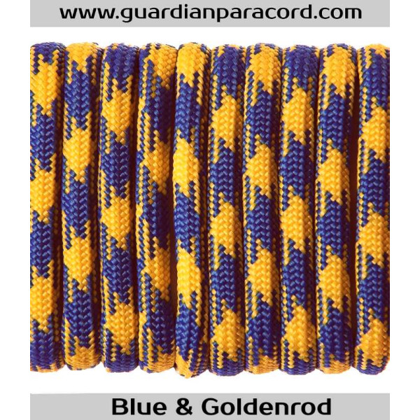 Blue & Goldenrod Guardian Paracord 550 Type III 