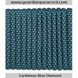 Caribbean Blue Diamond Guardian Paracord 550 Type III 