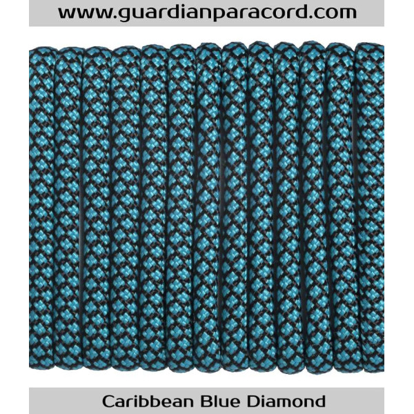 Caribbean Blue Diamond Guardian Paracord 550 Type III 
