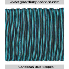 Caribbean Blue Stripes Guardian Paracord 550 Type III 