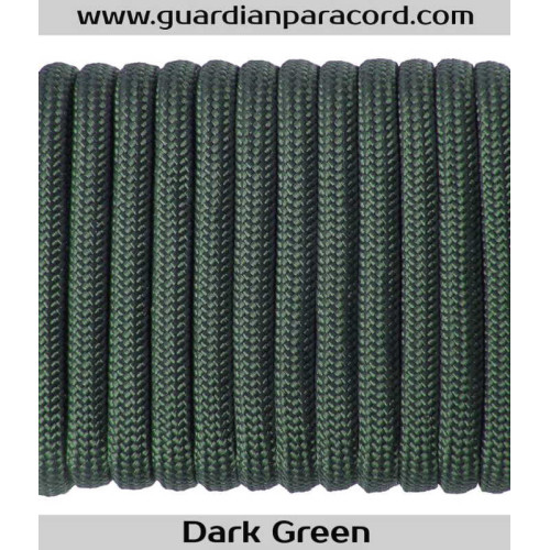 Dark Green Guardian Paracord 550 Type III 