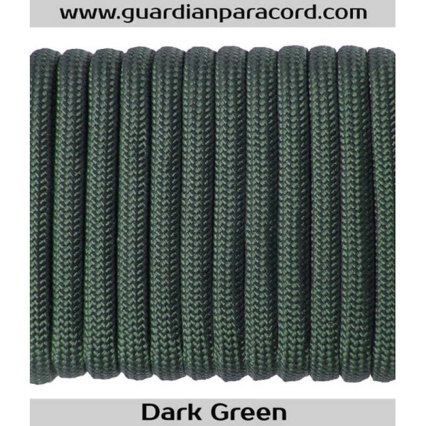 Dark Green Guardian Paracord 550 Type III 