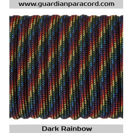 Dark Rainbow Guardian Paracord 550 Type III 