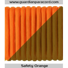 Safety Orange Glow in the Dark Guardian Paracord
