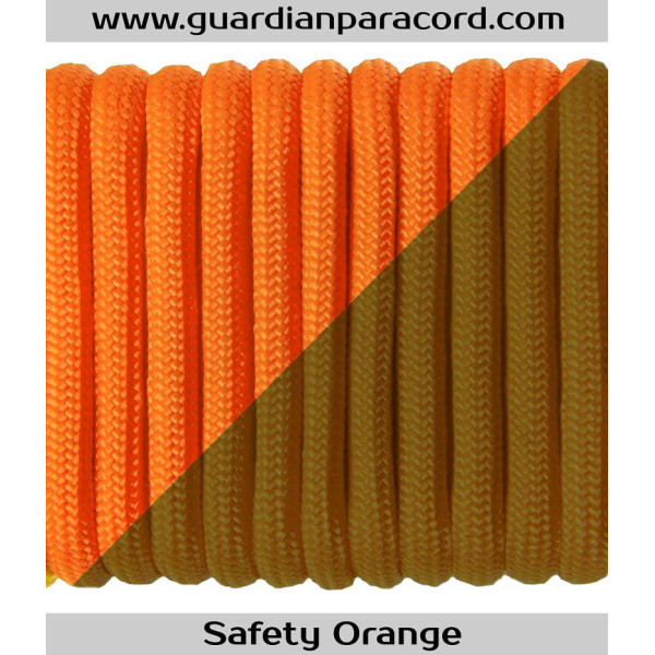 Safety Orange Glow in the Dark Guardian Paracord