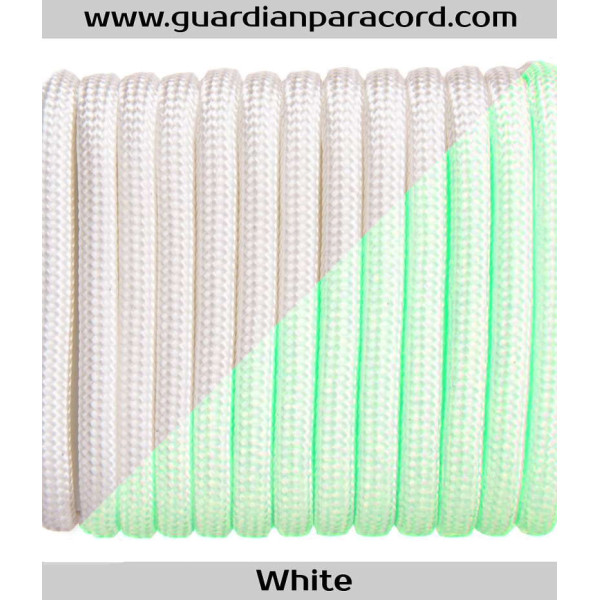 White Glow in the Dark Guardian Paracord