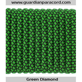 Green Diamond Guardian Paracord 550 Type III 