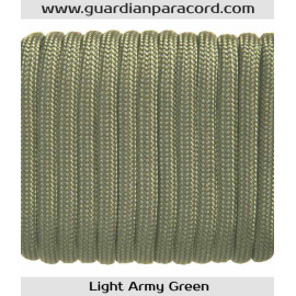 Light Army Green Guardian Paracord 550 Type III 