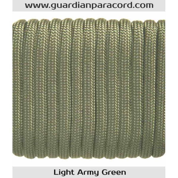Light Army Green Guardian Paracord 550 Type III 