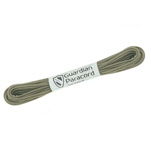 Light Army Green Guardian Paracord 550 Type III 