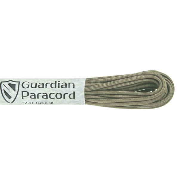 Light Army Green Guardian Paracord 550 Type III 