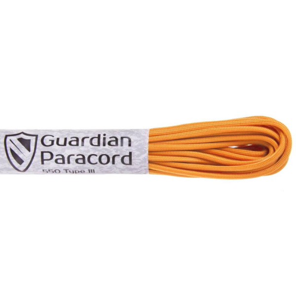 Mandarin Orange Guardian Paracord 550 Type III 