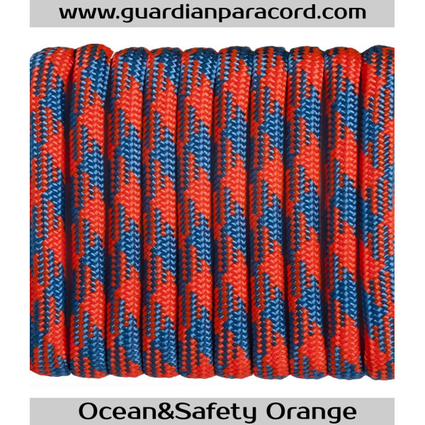 Ocean&Safety Orange Guardian Paracord 550 Type III