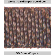 OD Green/Coyote Guardian Paracord 550 Type III OD Green/Coyote Guardian Paracord 550 Type III